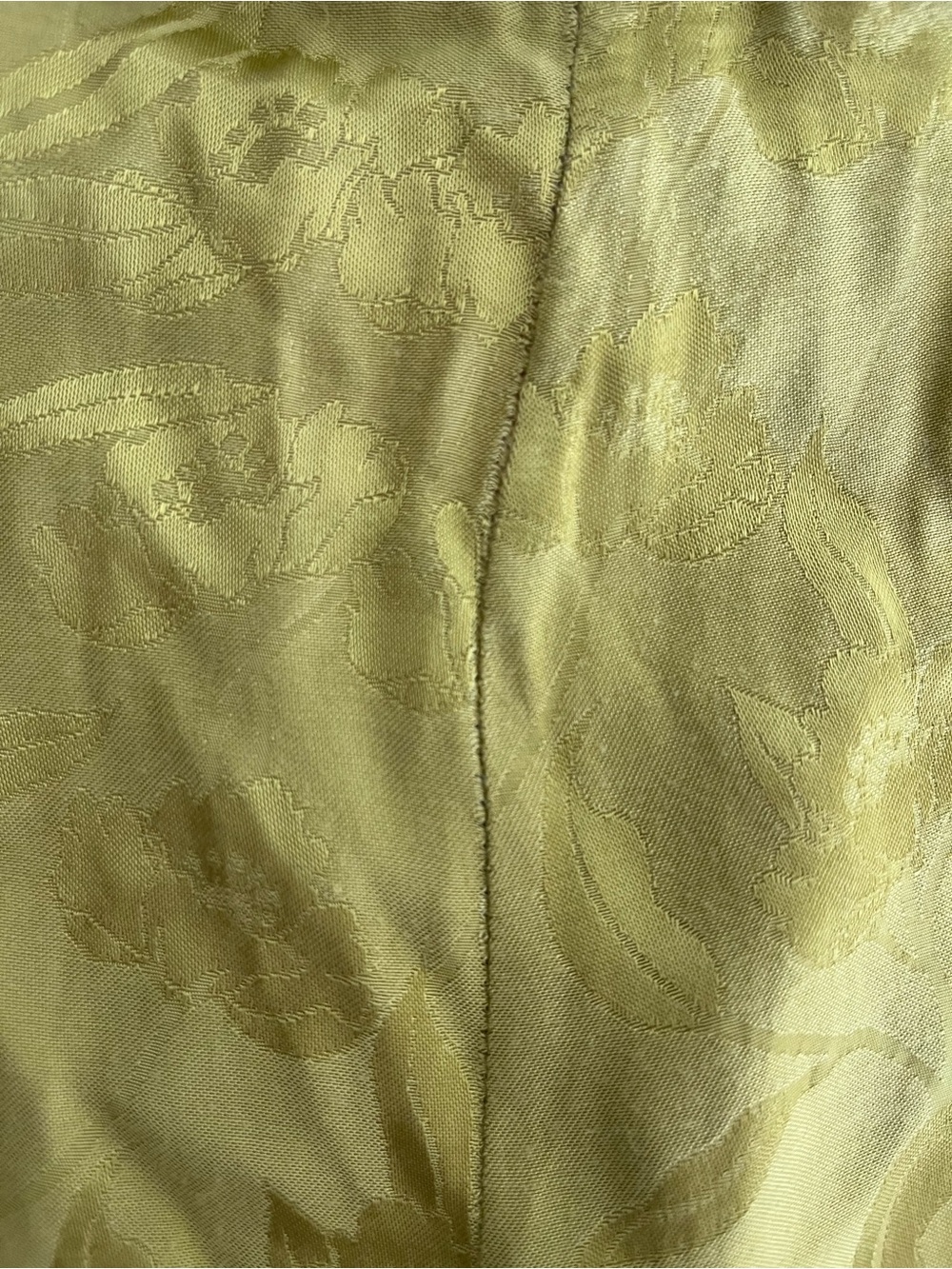 Favorite Daughter Satin Jacquard Wide Leg Friday Wide Leg Pant Lime 12 Persephon - Picture 13 of 17